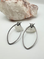 Ox Skull teardrop earrings