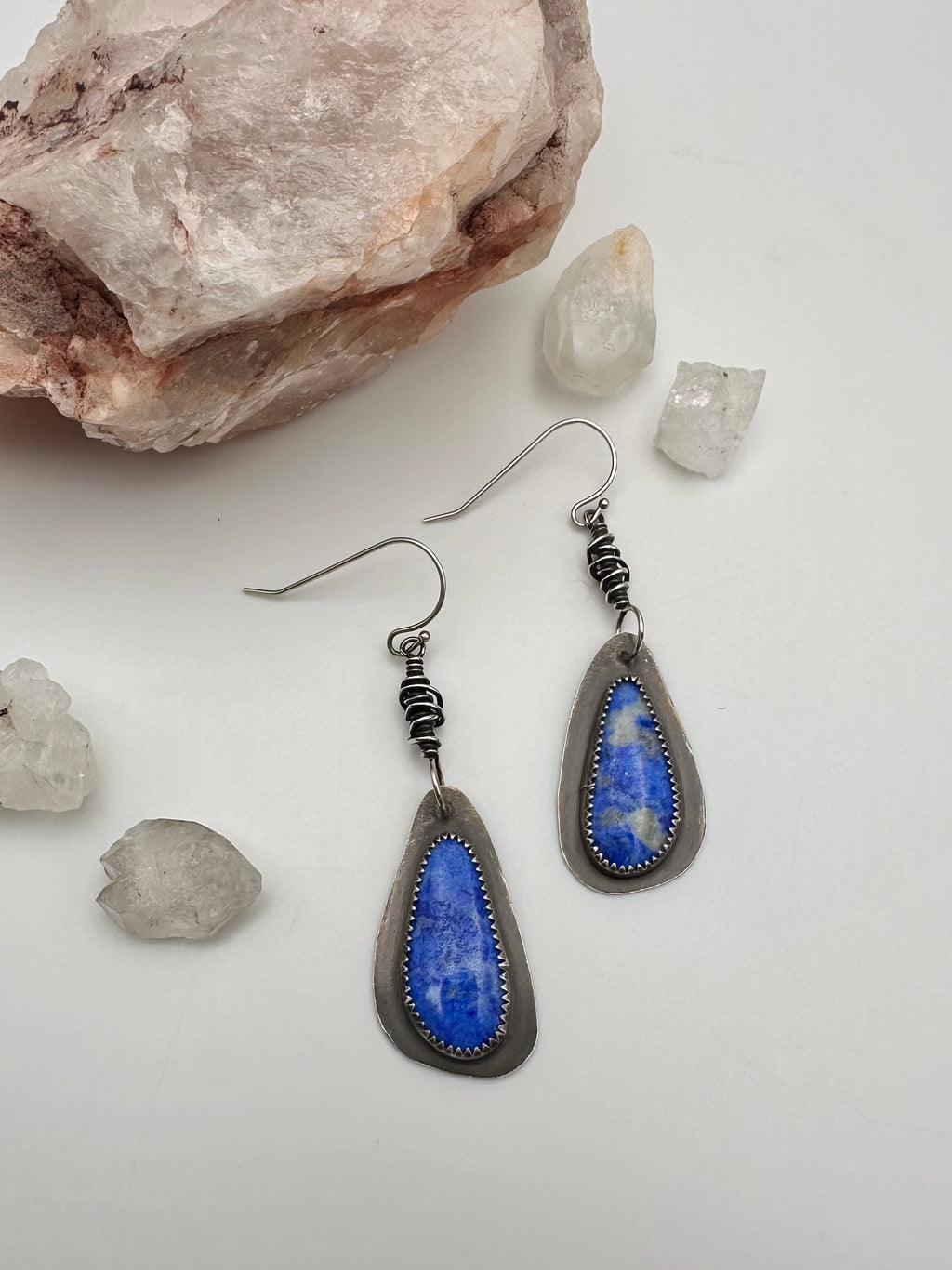 *GIVEAWAY* Lapis Lazuli teardrop earrings+