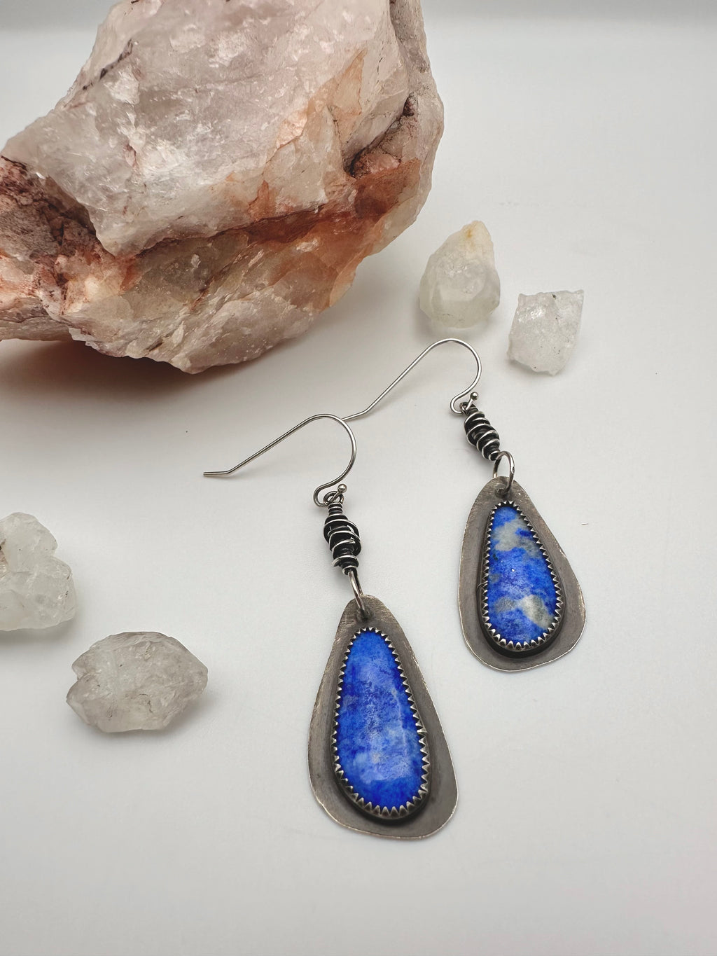 *GIVEAWAY* Lapis Lazuli teardrop earrings+