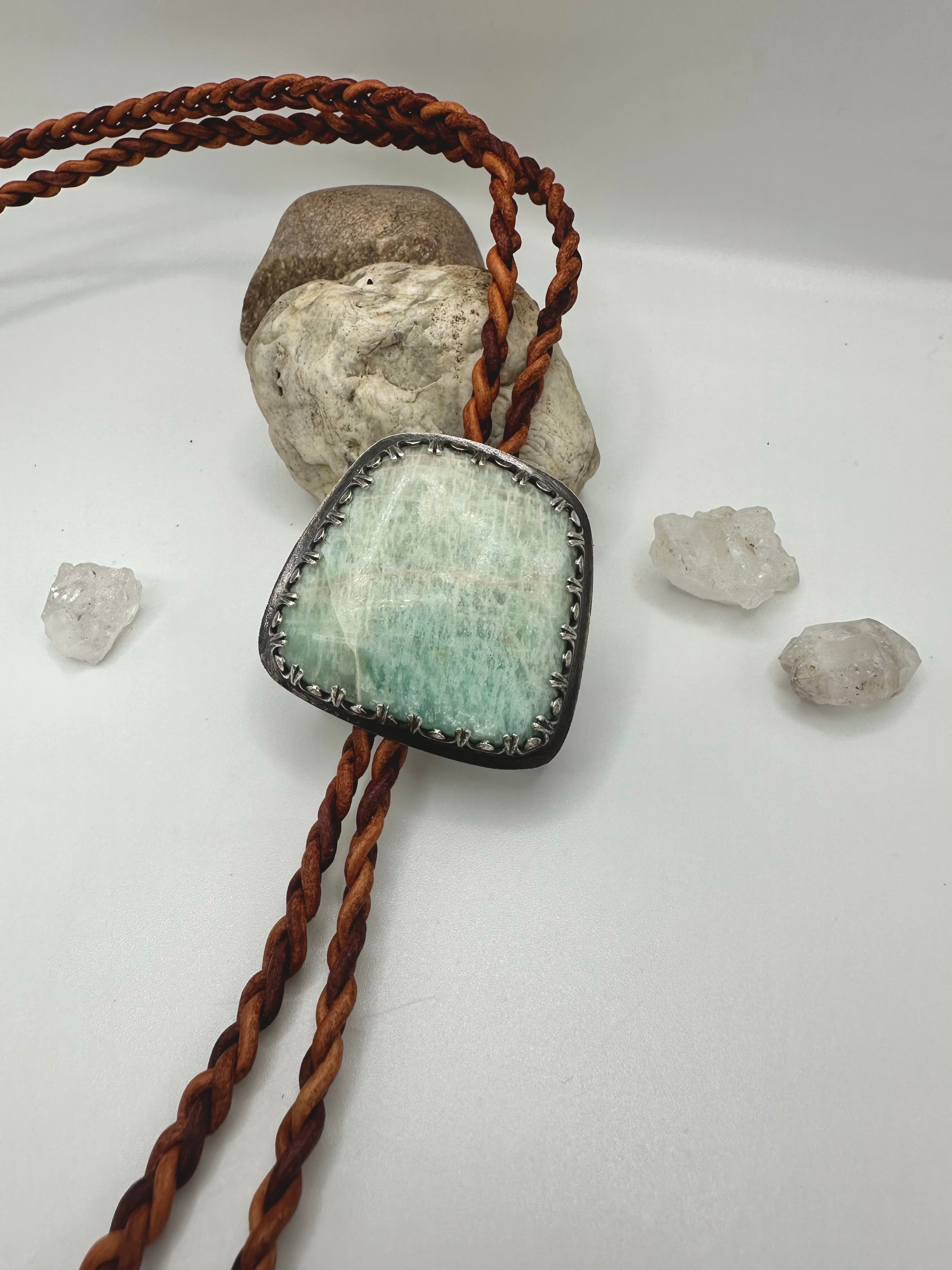 Amazonite Bolo Tie