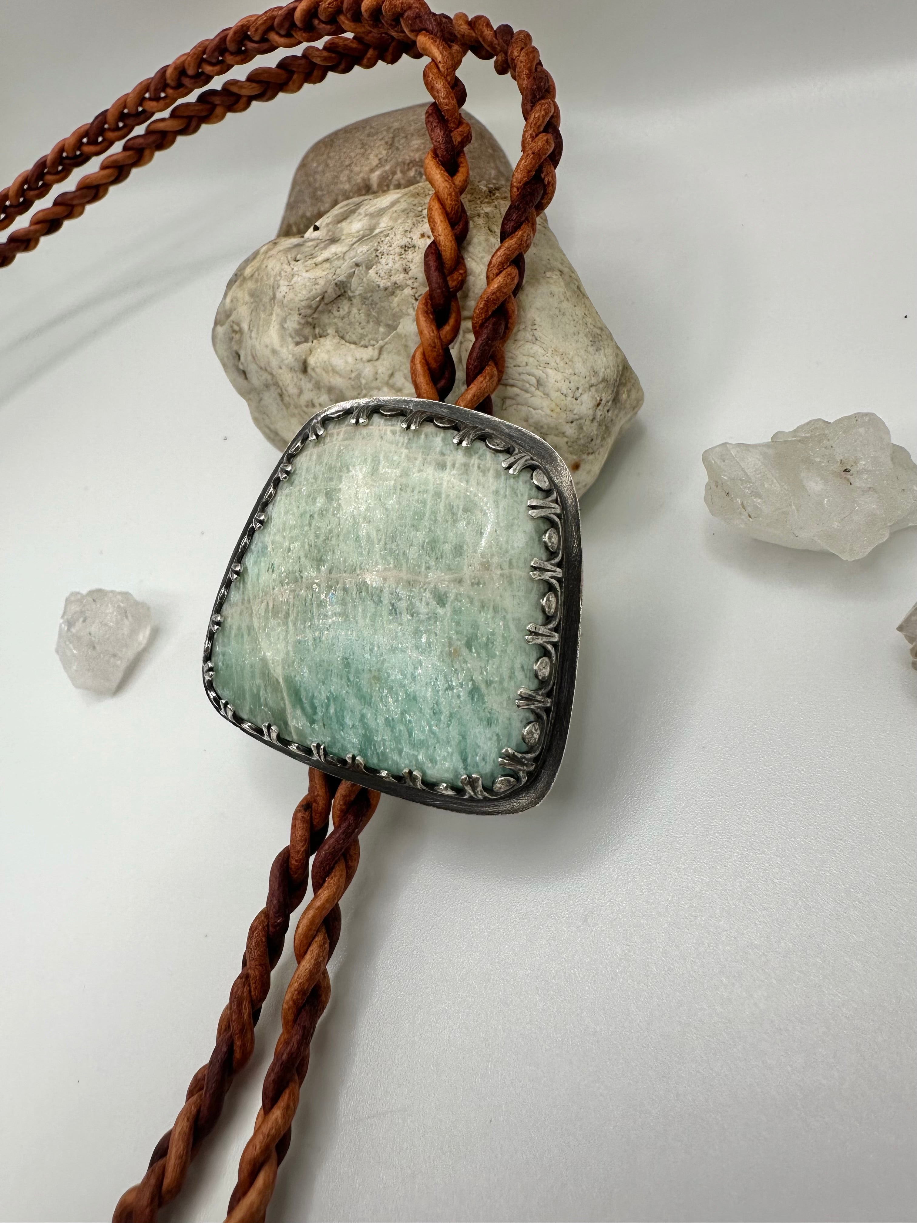 Amazonite Bolo Tie