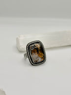 Agatized Petrified Wood ring