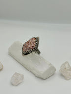 Red Crazy Lace Agate ring