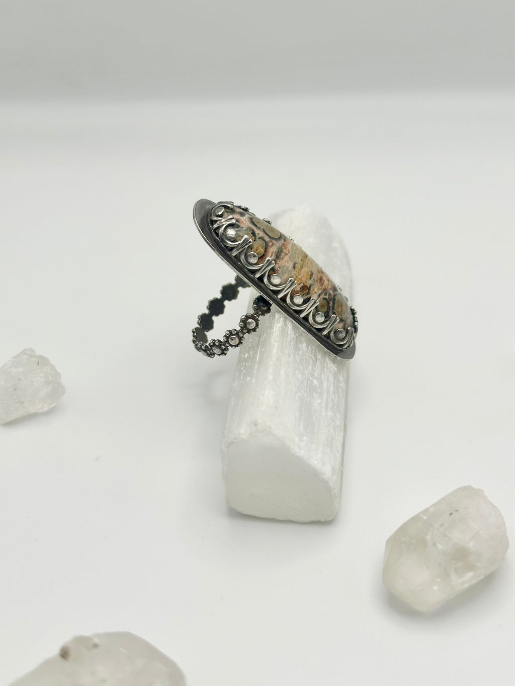 Leopard Skin Jasper ring