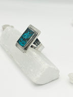 Rectangle Turquoise ring