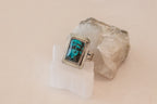 Rectangle Turquoise ring