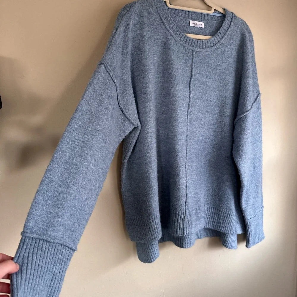 Westbound Large Women’s Soft Blue Sweater