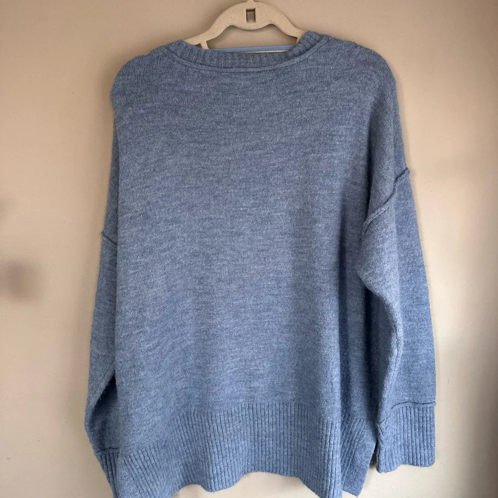 Westbound Large Women’s Soft Blue Sweater