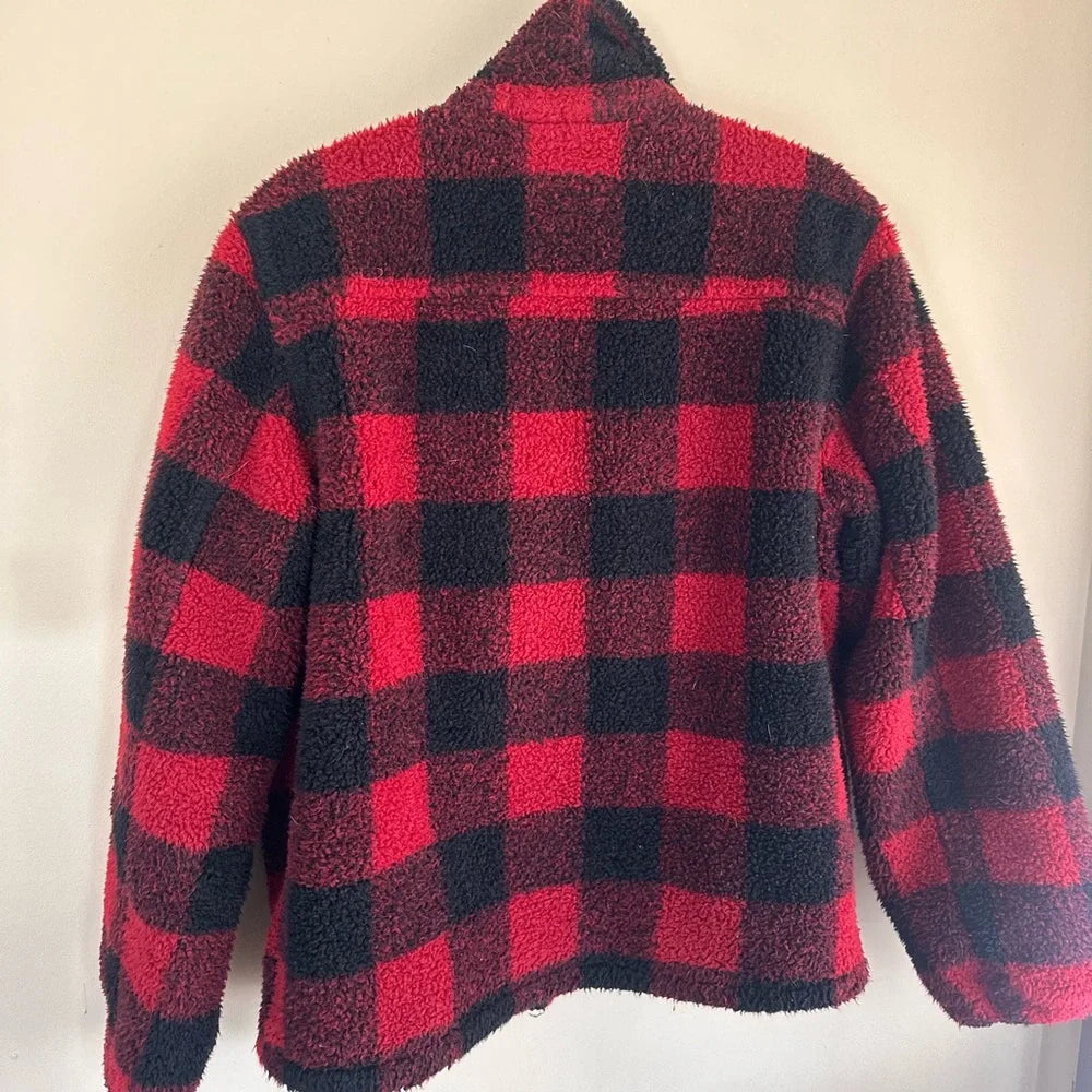 Levi's Plaid Checkered Sherpa Jacket