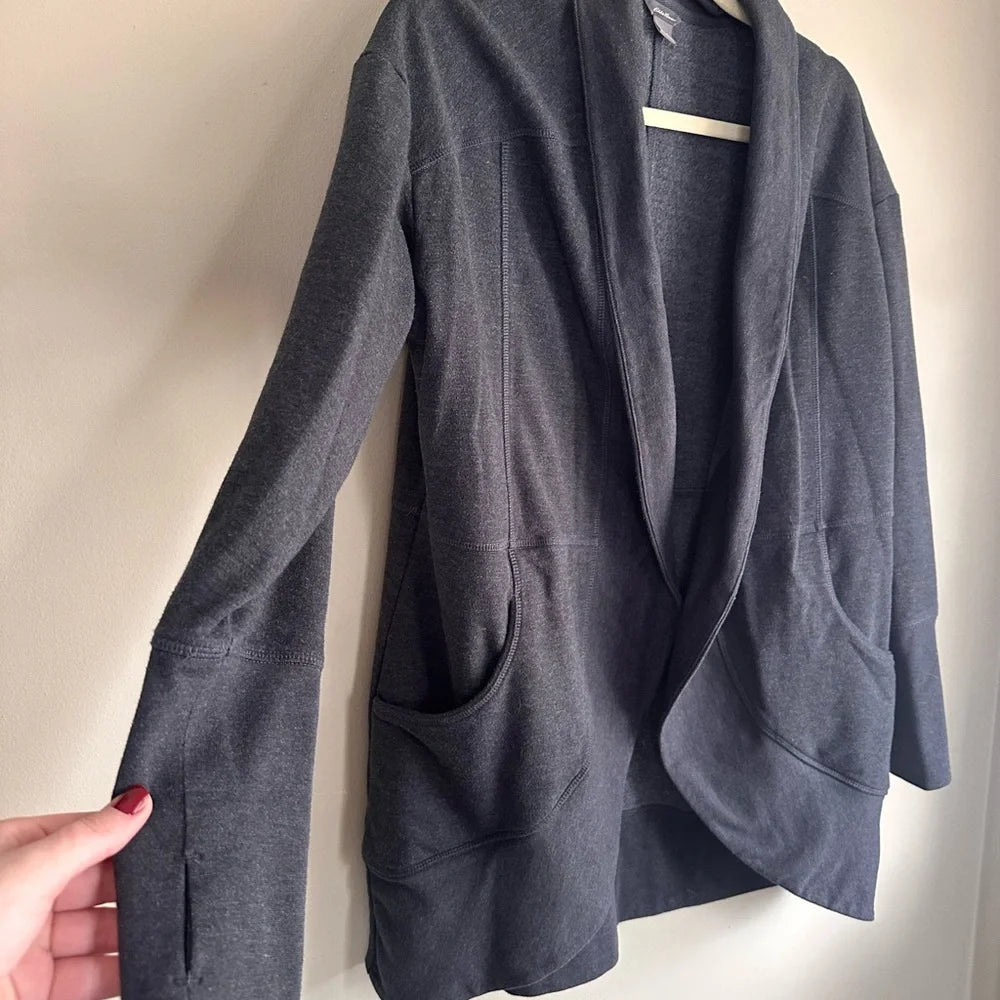 Eddie Bauer Camp Fleece Wrap Cardigan