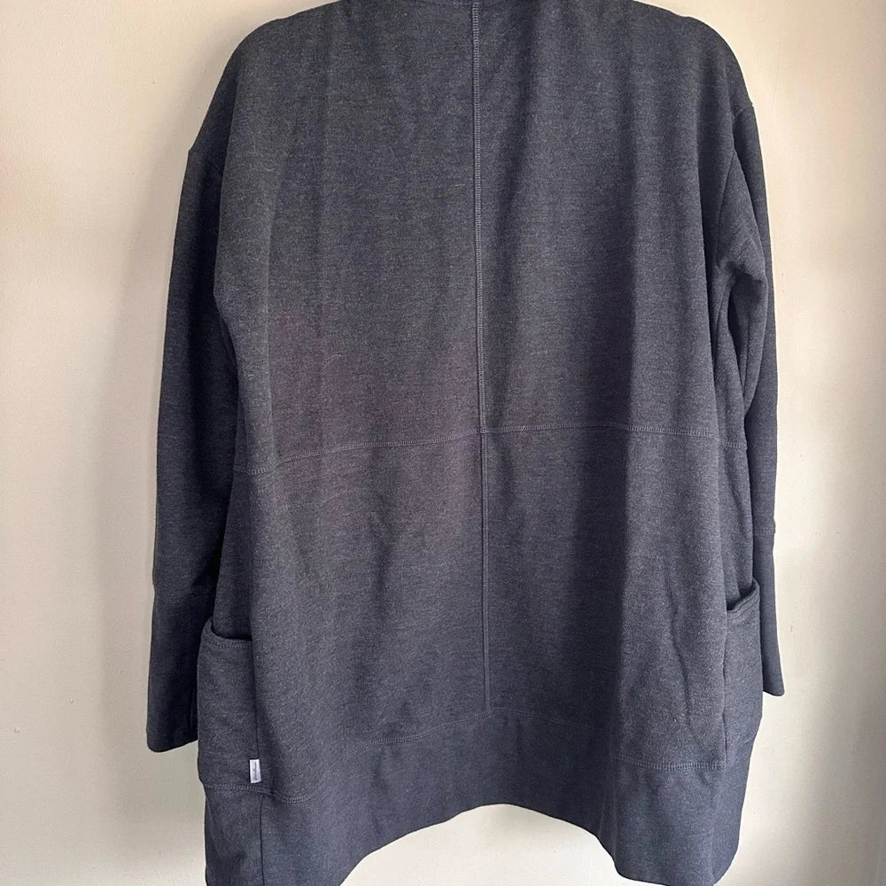 Eddie Bauer Camp Fleece Wrap Cardigan