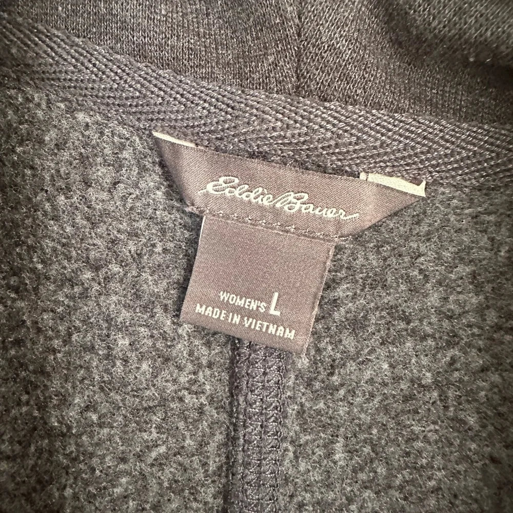 Eddie Bauer Camp Fleece Wrap Cardigan