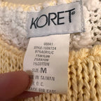 Vintage Koret Pastel Floral Knit